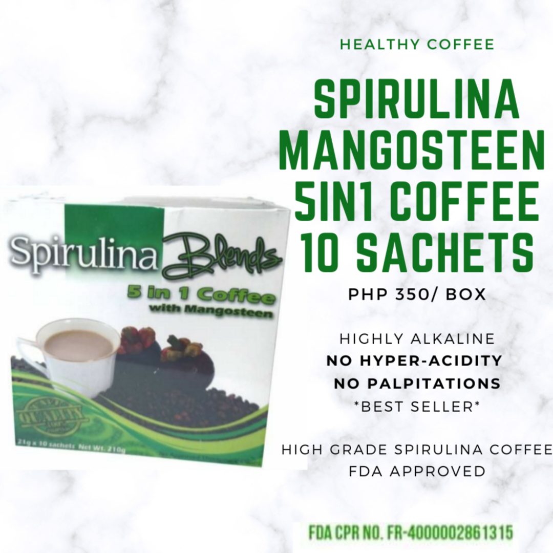 Spirulina Mangosteen 5in1 Coffee image 1